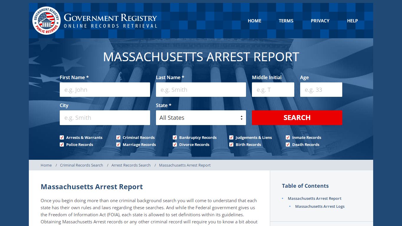 Massachusetts Arrest Report | Arrests in Massachusetts ...